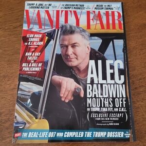 Vanity Fair 4/2017, Alec Baldwin on cover